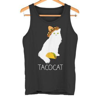 タコキャット-楽しい猫の回文 タンクトップ - Kawaiitshirt