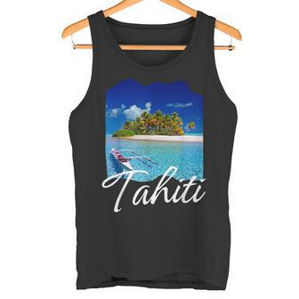 タヒチ フランス領ポリネシア タヒチ タンクトップ - Kawaiitshirt