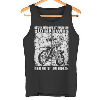 ダートバイクオールドマン タンクトップ - Kawaiitshirt