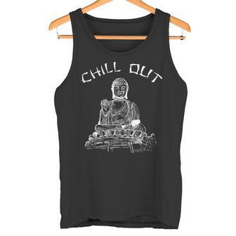 チルアウト仏像 タンクトップ - Kawaiitshirt