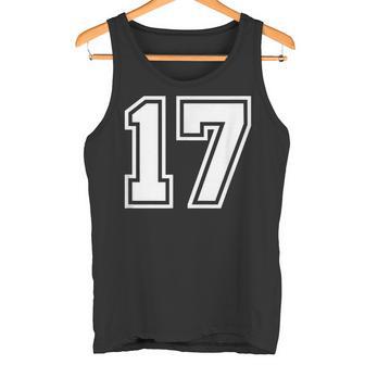 チームジャージーナンバー＃17スポーツギフト タンクトップ - Kawaiitshirt