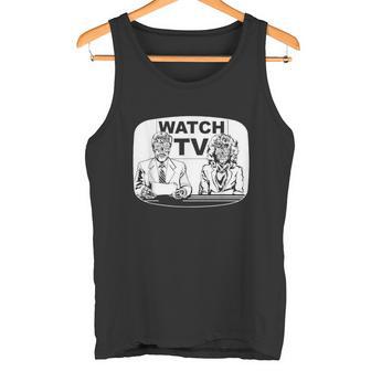 テレビを見る タンクトップ - Kawaiitshirt