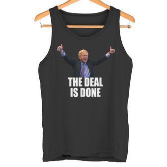 ディールは完了ですボリス・ジョンソン Brexit Deal タンクトップ - Kawaiitshirt