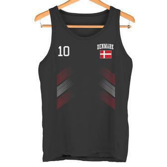 デンマーク サッカーファンジャージー デンマーク国旗 フットボール愛好家 タンクトップ - Kawaiitshirt