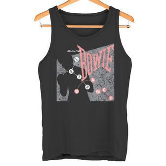 デヴィッド・ボウイ Let's Dance ピンクとグレー タンクトップ - Kawaiitshirt