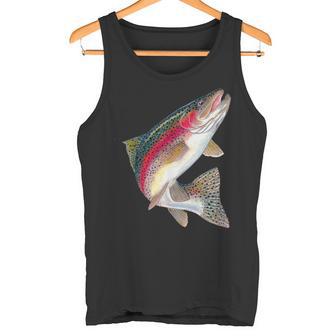 トラウトフィッシングギフトセーター フィッシャーマン ニジマス タンクトップ - Kawaiitshirt