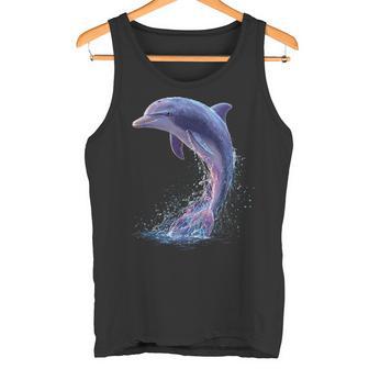 ドルフィンダイバー イルカ 海 かわいい イルカ イルカ タンクトップ - Kawaiitshirt