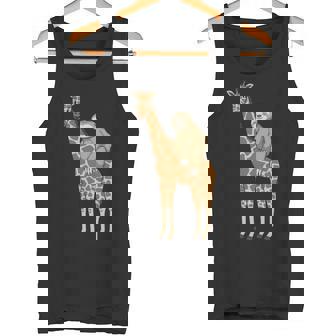 ナマケモノ キリン 面白い 怠惰なナマケモノ 動物 乗る キリン 長袖tシャツ タンクトップ - Kawaiitshirt