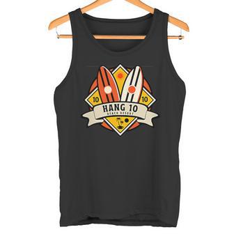 ハング10 サーフボード サーフ サーフィン サーファー タンクトップ - Kawaiitshirt