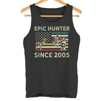 ハンティングバック鹿またはヘラジカ 2005 ヴィンテージハンター タンクトップ - Kawaiitshirt