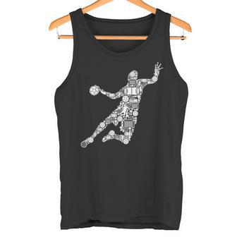 ハンドボール選手男子キッズ男子 タンクトップ - Kawaiitshirt