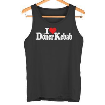 ハートドネルケバブが大好き タンクトップ - Kawaiitshirt