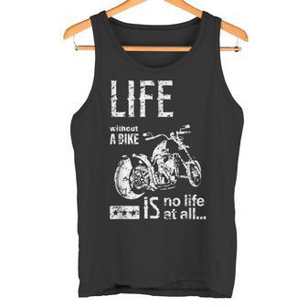 バイク オートバイ アメリカン クルーザー モーターサイクル おしゃれ ダメージ デザイン タンクトップ - Kawaiitshirt