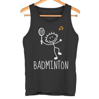 バドミントンプレーヤー バドミントンラケット シャトルコック バーディースポーツ 長袖tシャツ タンクトップ - Kawaiitshirt