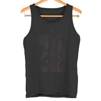 バフォメットの印章 オカルト悪魔 悪魔 ヤギ 悪魔 666 鬼 タンクトップ - Kawaiitshirt