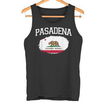 パサデナ カリフォルニア州旗 ビンテージ Usa スポーツ メンズ レディース タンクトップ - Kawaiitshirt