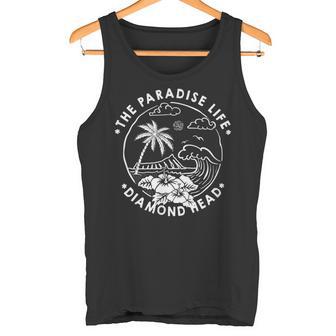 パラダイス・ライフ ダイヤモンドヘッド ハワイ タンクトップ - Kawaiitshirt
