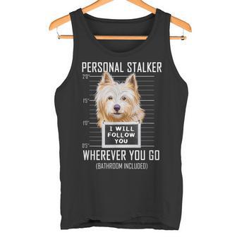 パーソナルストーカー犬ノーリッチテリア私はあなたに従います Norwich Terrier Dog タンクトップ - Kawaiitshirt
