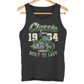 ビンテージ バイク バイカー バイクの誕生日 1964 年生まれ 長袖tシャツ タンクトップ - Kawaiitshirt