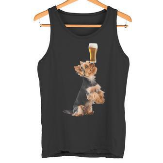 ビールヨークシャーテリア タンクトップ - Kawaiitshirt