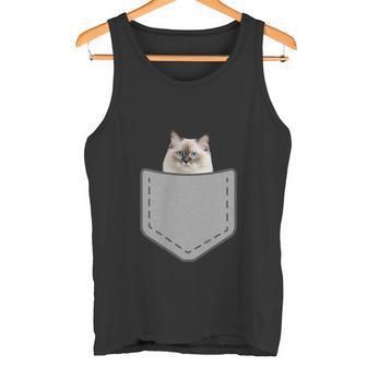 ファニーラグドール猫 タンクトップ - Kawaiitshirt