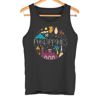 フィリピンの面白い国民のシンボル フィリピンのお土産 タンクトップ - Kawaiitshirt
