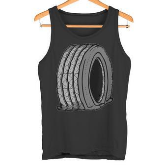 フラットタイヤ タンクトップ - Kawaiitshirt