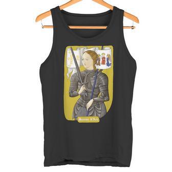 フランスのヒロインの聖ジャンヌ・ダルク タンクトップ - Kawaiitshirt