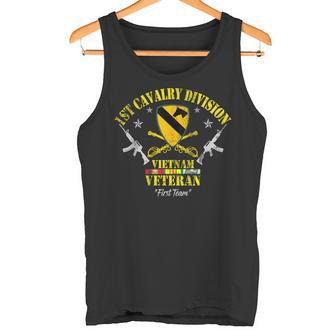 ベトナム退役軍人第1騎兵師団愛国退役軍人の日 タンクトップ - Kawaiitshirt