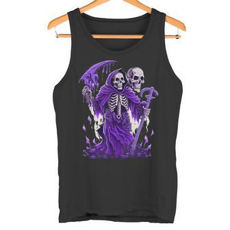ホラー 死神とオカルト ゴシック タンクトップ - Kawaiitshirt