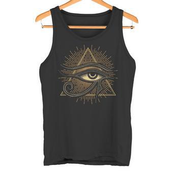 ホルスの目 エジプトのシンボル 古代エジプト神話 タンクトップ - Kawaiitshirt