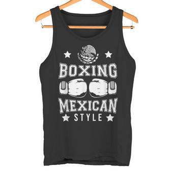 ボクシング メキシカンスタイル ボクサー ファイター ボクシンググローブ メキシコ国旗 タンクトップ - Kawaiitshirt