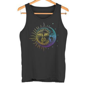 ボヘミアンの秘教の精神的な太陽と月 タンクトップ - Kawaiitshirt