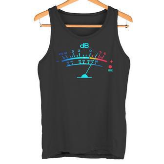 ボリュームvu メーター ビンテージ オーディオ エンジニア レコーディング タンクトップ - Kawaiitshirt