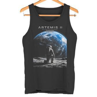 ミッション・トゥ・ザ・ムーン 宇宙飛行士アルテミス 2026 ロケットアルテミス2 タンクトップ - Kawaiitshirt
