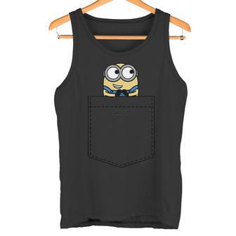 ミニオンズ ボブ イタズラスマイル ポケットヒット タンクトップ - Kawaiitshirt