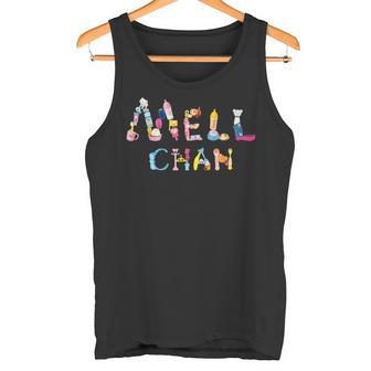 メルちゃん モチーフグラフィック 〜Mellchan ＆ ハート〜 タンクトップ - Kawaiitshirt