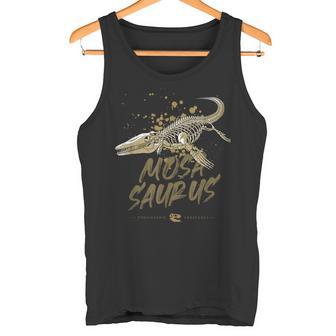モササウルス スケルトン 古生物学者 化石 恐竜 恋人 タンクトップ - Kawaiitshirt
