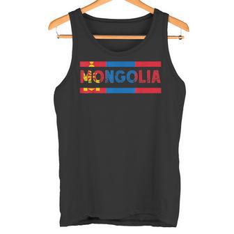 モンゴルのルーツ モンゴル国旗 モンゴルの誇り モンゴル タンクトップ - Kawaiitshirt