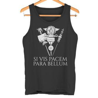 ラテン語の引用句 -Iis Pacem Para Bellum 古代ローマpqr 長袖tシャツ タンクトップ - Kawaiitshirt