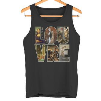 ルーヴル美術館 パリ フランス 芸術作品 タンクトップ - Kawaiitshirt