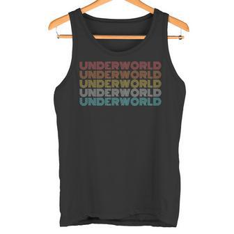レトロ ヴィンテージ アンダーワールド 長袖tシャツ タンクトップ - Kawaiitshirt