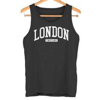 ロンドン イギリス Uk カレッジユニバーシティスタイル タンクトップ - Kawaiitshirt