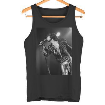 ローリング・ストーンズ ミック・ジャガー ブラック&ブルー アルバム ツアー タンクトップ - Kawaiitshirt