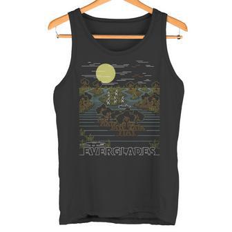 ヴィンテージ レトロ エバーグレーズ国立公園 フロリダ マングローブ タンクトップ - Kawaiitshirt