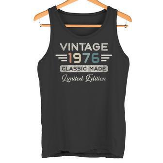 ヴィンテージ1976限定版 50歳の誕生日 タンクトップ - Kawaiitshirt