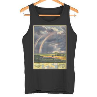 ヴィンテージポスター-南満州鉄道 タンクトップ - Kawaiitshirt