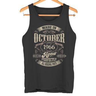 ヴィンテージ還暦伝説 1966年10月 60歳の贈り物 タンクトップ - Kawaiitshirt