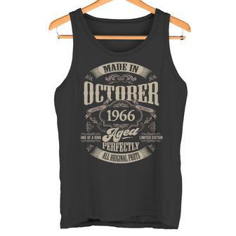 ヴィンテージ還暦伝説 1966年10月 60歳の贈り物 長袖tシャツ タンクトップ - Kawaiitshirt