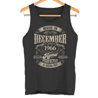 ヴィンテージ還暦伝説 1966年12月 60歳の贈り物 タンクトップ - Kawaiitshirt